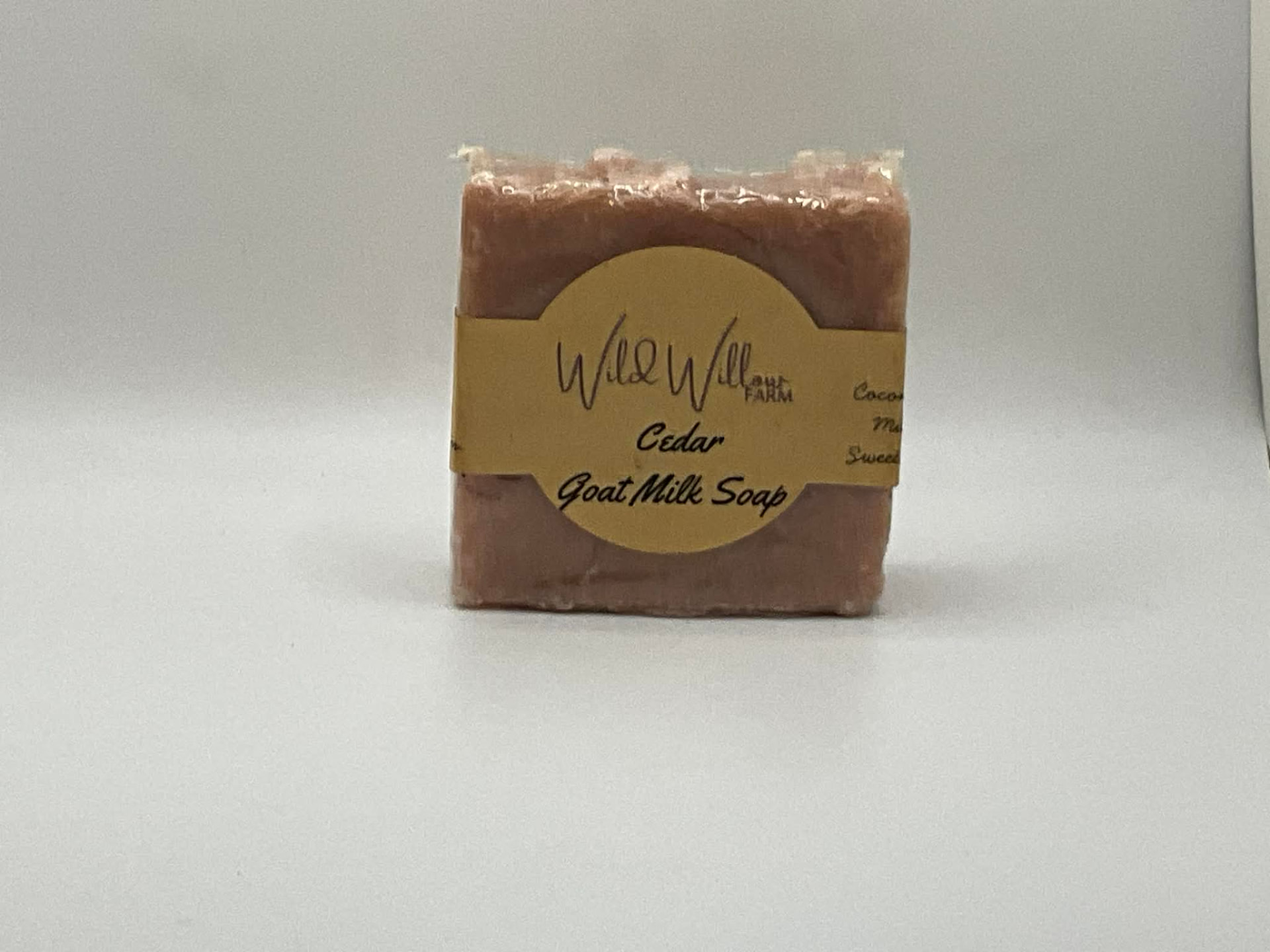 Cedar goat milk soap bar